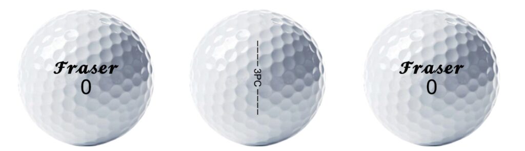fraser golf ball 3pc